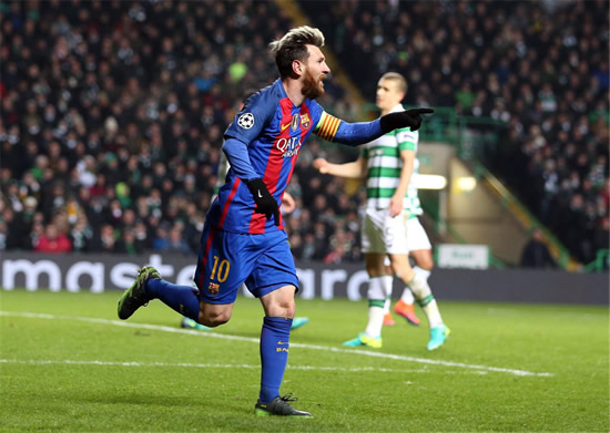 Celtic 0 - 2 Barcelona: Lionel Messi ends Celtic's lingering European hopes with Parkhead double strike