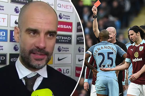 Furious Pep Guardiola slammed for ‘arrogant’ and ‘rude’ interview following Burnley win