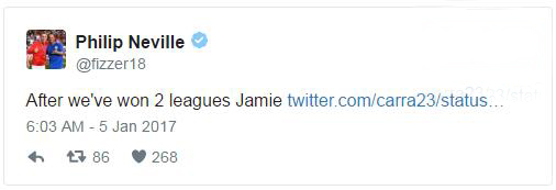 Jamie Carragher Ruined Phil Neville's Twitter Reputation Last Night