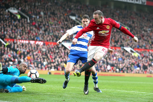 Manchester United 4 - 0 Reading: Wayne Rooney equals Sir Bobby Charlton's Man United scoring record in FA Cup win