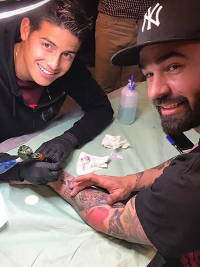 James turns the tables on tattoo artist