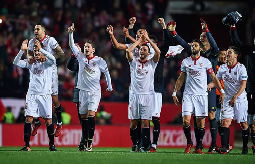 Barcelona players celebrated Sevilla's win over Real Madrid on WhatsApp