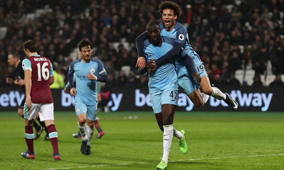 West Ham United 0 - 4 Manchester City: Gabriel Jesus nets on full Premier League debut as Man City thrash West Ham