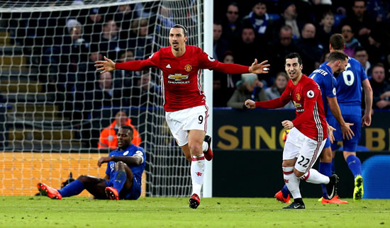 Leicester City 0 - 3 Manchester United: Manchester United ease past Leicester to heap pressure on defending champions