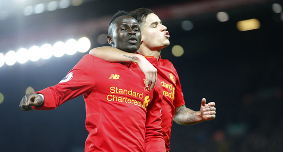 Liverpool 2 - 0 Tottenham Hotspur: Sadio Mane double lifts Liverpool to impressive win over Tottenham