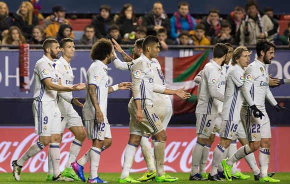 Osasuna 1 - 3 Real Madrid: Real Madrid return to top of LaLiga with hard-fought win over Osasuna