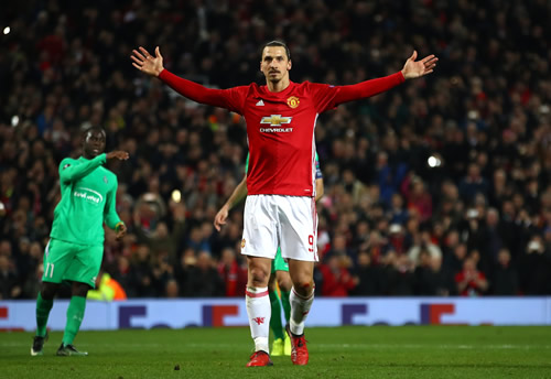 Manchester United 3 - 0 Saint-Etienne: Zlatan Ibrahimovic hits hat-trick as Manchester United beat St Etienne