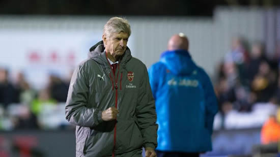 Arsene Wenger says he did not 'really enjoy' Arsenal's FA Cup win at Sutton