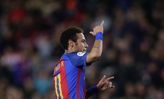 Barcelona 6 - 1 Sporting de Gijon: Messi, Suarez and Neymar all on target as Barcelona romp