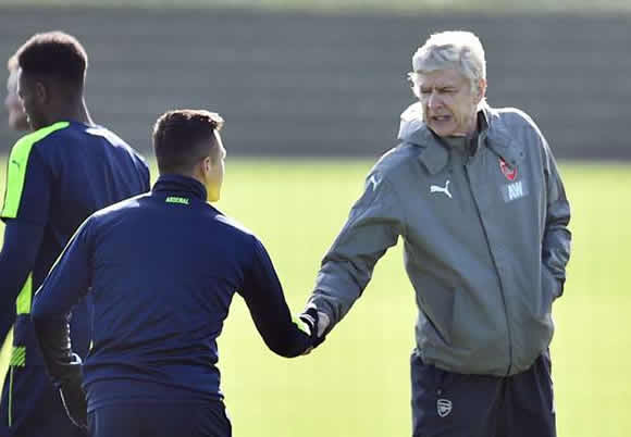 Alexis training ground bust-up rumours are 'completely false' - Wenger