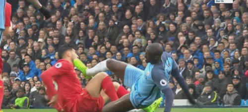 Should Yaya Toure have been sent off for this foul on Emre Can?