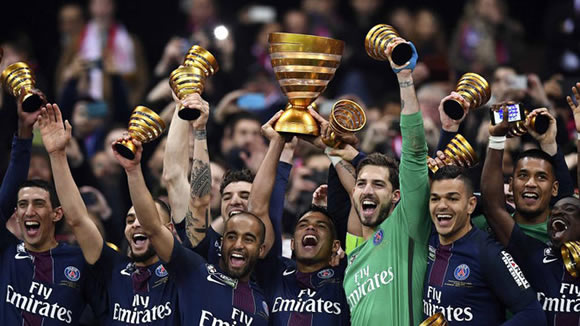 PSG beat Monaco to lift fourth straight League Cup