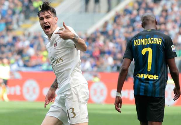 Inter 2 AC Milan 2: Romagnoli and Zapata snatch stunning derby draw