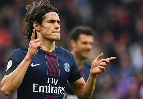 Cavani signs PSG contract extension through to 2020