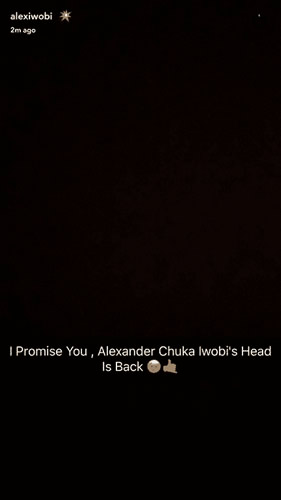 Everything suggests Alex Iwobi has been dumped by Clarisse Juliette