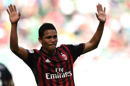Arsenal and Valencia ‘interested in signing AC Milan striker Carlos Bacca’