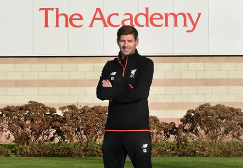 OFFICIAL: Steven Gerrard will manage Liverpool Under-18s next season