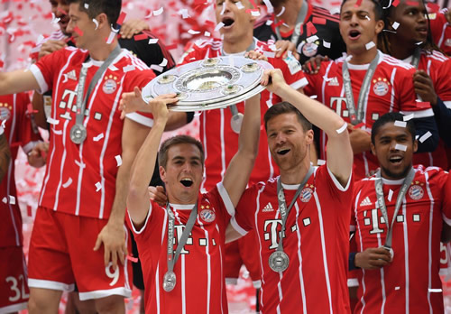 Bayern Munich 4 - 1 SC Freiburg: Philipp Lahm and Xabi Alonso sign off in style as champions Bayern beat Freiburg