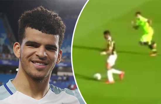 Watch Dominic Solanke DESTROY defenders on loan as he ditches Chelsea for Liverpool