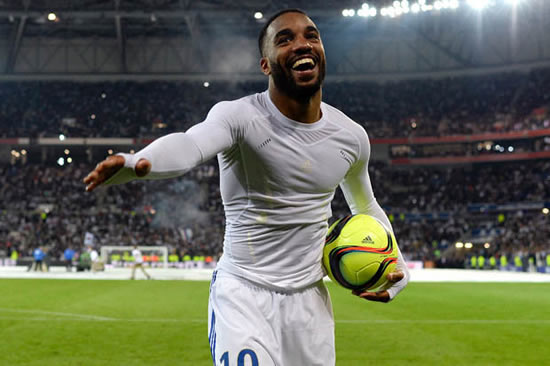 Lyon president has travelled to London for Alexandre Lacazette talks with Arsenal