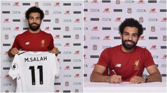 Egypt forward Salah joins Liverpool