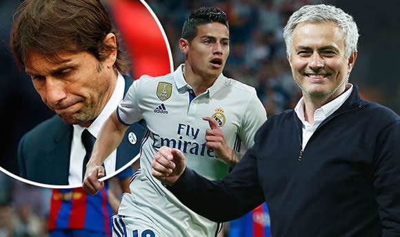Jose Mourinho to deal another Chelsea blow by signing James Rodriguez