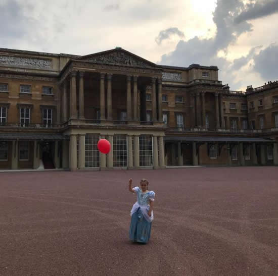 BECKINGHAM PALACE David Beckham finally gets his day at Buckingham Palace as daughter Harper celebrates sixth birthday — while Fergie sparks fury by hosting bash behind Queen's back