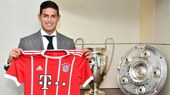 James Rodriguez: 'I'm here to win titles and improve' Bayern Munich