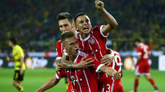 Dortmund (4) 2-2 (5) Bayern: Bartra's penalty miss hands Bayern Munich the German Super Cup