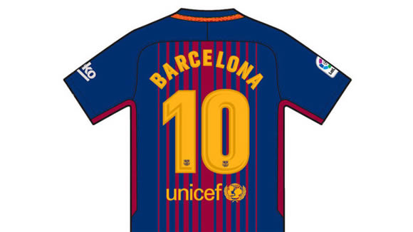 Back of Barcelona's shirts to carry name of city instead of player