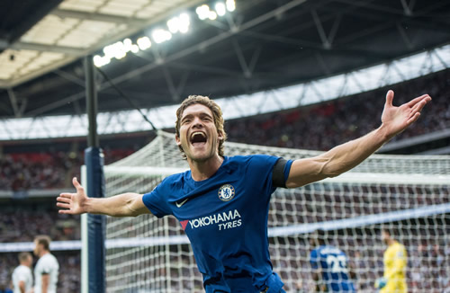 Tottenham Hotspur 1 - 2 Chelsea: Marcos Alonso helps Chelsea recover from defeat by downing Spurs at Wembley