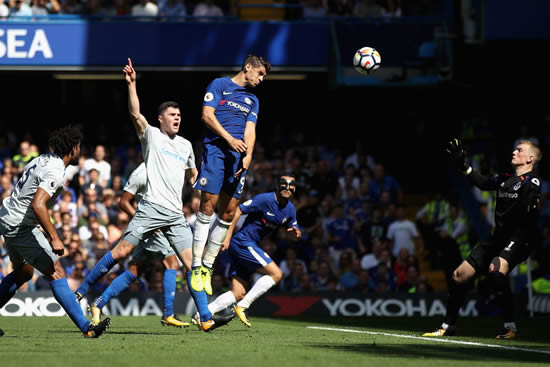 Chelsea FC 2 - 0 Everton: Cesc Fabregas and Alvaro Morata score in Chelsea's home victory over Everton