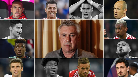 Who were Carlo Ancelotti's five enemies within Bayern Munich?