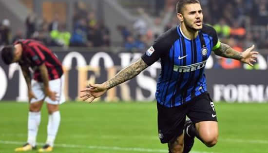 Inter Milan 3 - 2 AC Milan: Mauro Icardi hits hat-trick as Inter edge derby thriller against AC Milan