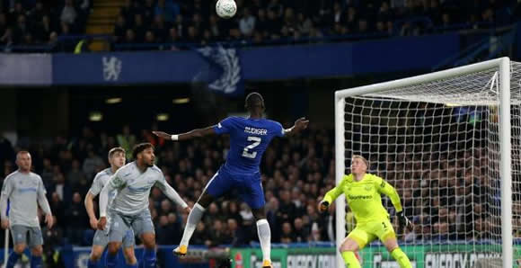 CHELSEA 2 EVERTON 1: RUDIGER AND WILLIAN SEND SPIRITED TOFFEES OUT