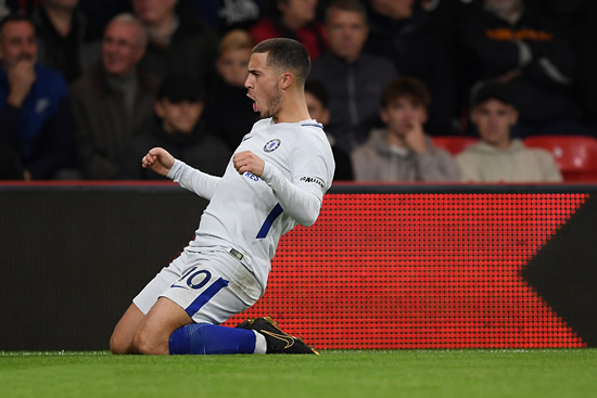AFC Bournemouth 0 - 1 Chelsea FC: Hazard goal lifts wasteful Chelsea to victory at Bournemouth