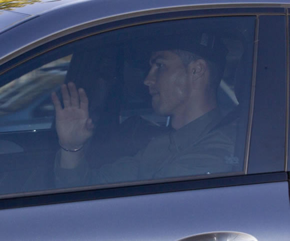 OUT RON THE TOWN Cristiano Ronaldo pictured for first time after daughter Alana Martina's birth