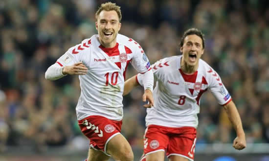 Republic of Ireland 1 - 5 Denmark: Christian Eriksen's treble breaks Ireland's hearts and sends Denmark to Russia