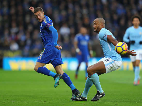 Leicester City 0 - 2 Manchester City: Jesus and De Bruyne on target as Manchester City's winning run goes on