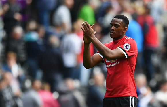 Anthony Martial pokes fun at Ashley Young after Man United win over Brighton