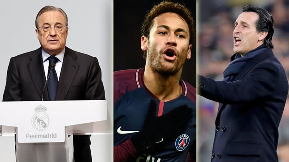 Emery: Florentino Perez wants Neymar, but he is at PSG