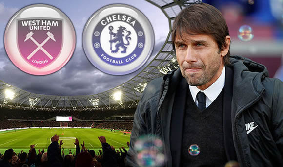 Antonio Conte admits Chelsea's Premier League title hunt is OVER after West Ham defeat