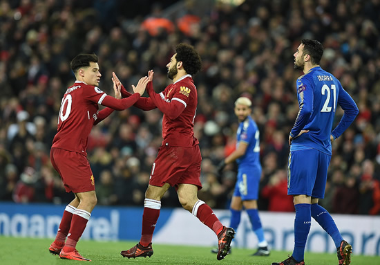 Liverpool 2 - 1 Leicester City: Mohamed Salah scores twice as Liverpool recover to beat Leicester