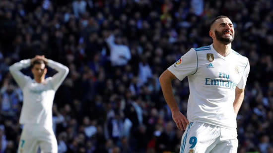 Benzema ruled out for up to three weeks