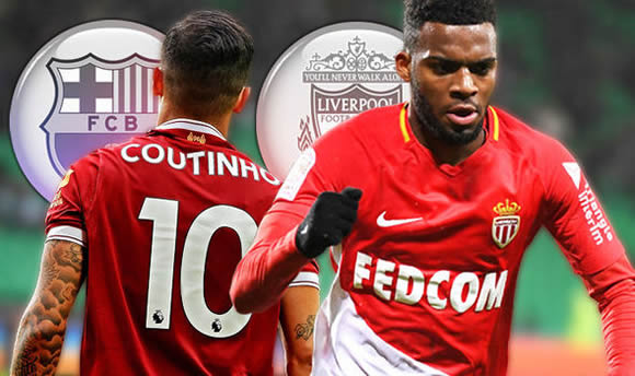 Coutinho to Barcelona ON as Thomas Lemar agrees to replace Liverpool sensation