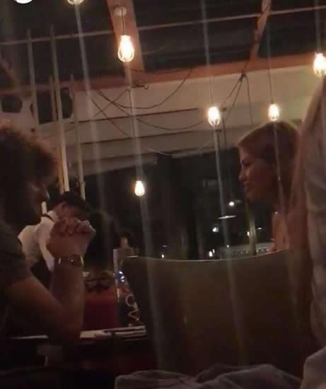 Manchester United star Marouane Fellaini spotted on intimate date with stunning ex-Playboy model Victoria Bonya