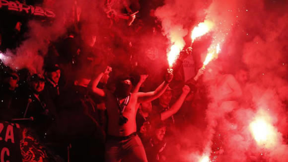 Seven PSG ultras sanctioned for lighting flares during Real Madrid clash