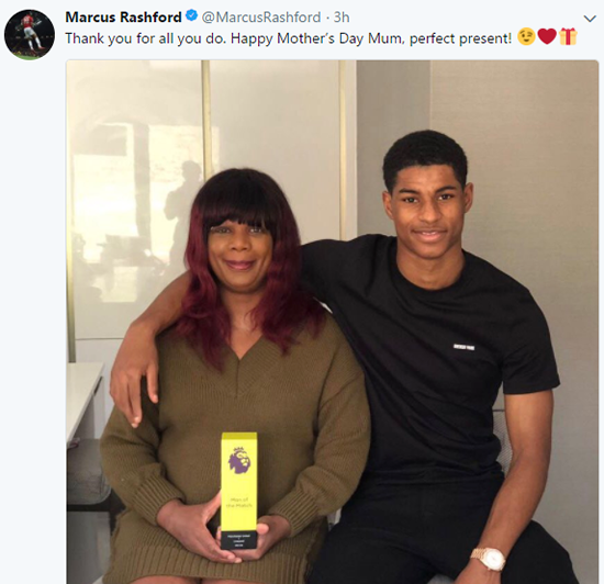 Footballers celebrate Mother's Day by posting touching messages on social media