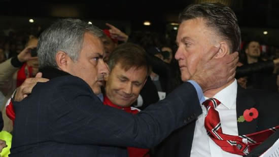 Ex-Manchester United boss Van Gaal 'not disappointed' in Mourinho