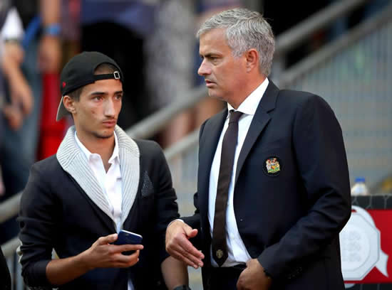 Manchester United manager Jose Mourinho says his son Junior is the next Special One
